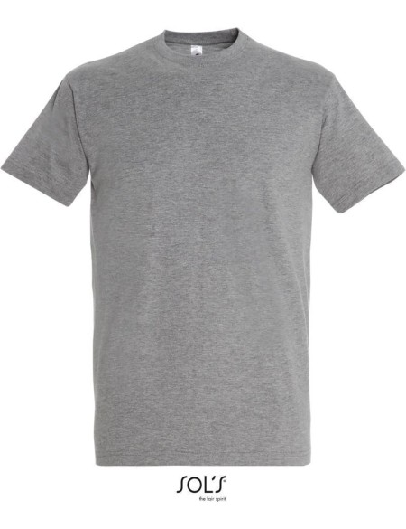 Pánské tričko - Imperial - Grey melange 4XL