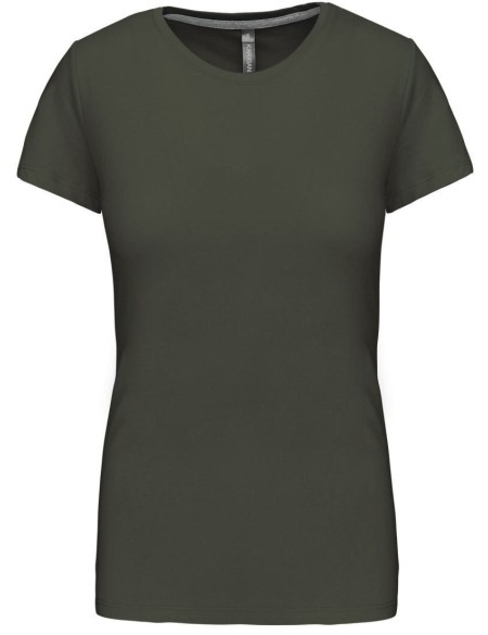 Dámské tričko Kariban K380 - Dark khaki XXL
