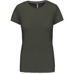 Dámské tričko Kariban K380 - Dark khaki 3XL