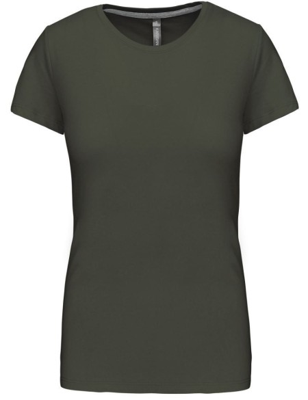 Dámské tričko Kariban K380 - Dark khaki 3XL