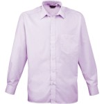 Popelínová košile s dlouhým rukávem PR 200 - Lilac 42
