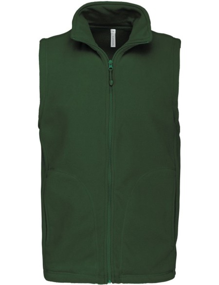 Pánská mikrofleecová vesta Luca K913  - Forest green XXL