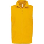 Pánská mikrofleecová vesta Luca K913  - Yellow 3XL