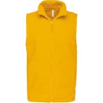 Pánská mikrofleecová vesta Luca K913  - Yellow 4XL