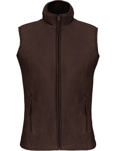 Dámská mikrofleecová vesta Melodie - Chocolate 3XL