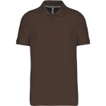 Pánské piqué polo K241 - Chocolate 3XL
