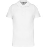 Pánské piqué polo K241 - White L