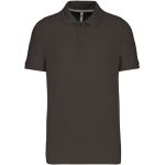 Pánské piqué polo K241 - Dark grey L