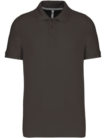 Pánské piqué polo K241 - Dark grey L