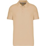 Pánské piqué polo K241 - Light sand S