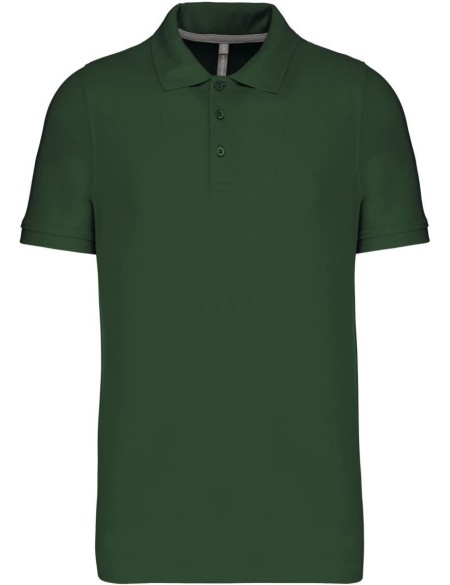 Pánské piqué polo K241 - Forest green S