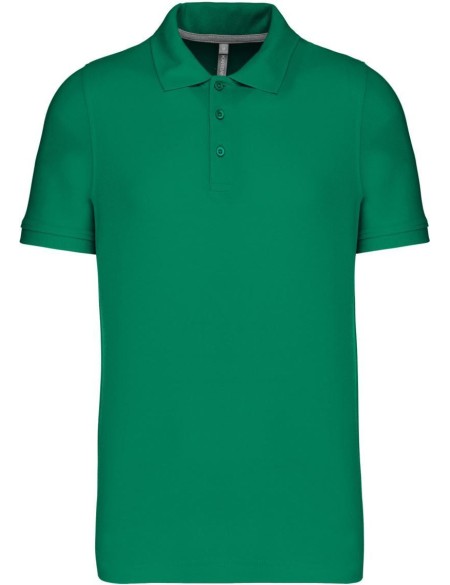 Pánské piqué polo K241 - Kelly green S