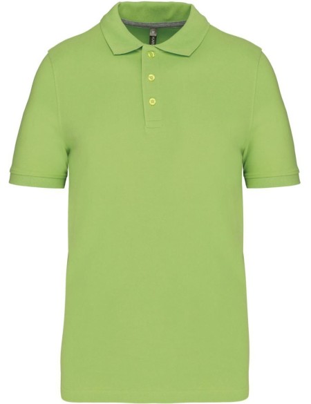 Pánské piqué polo K241 - Lime S