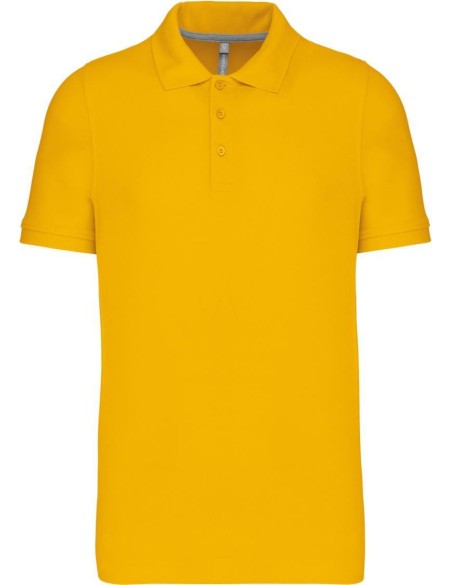 Pánské piqué polo K241 - Yellow S