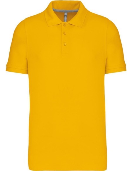 Pánské piqué polo K241 - Yellow XL