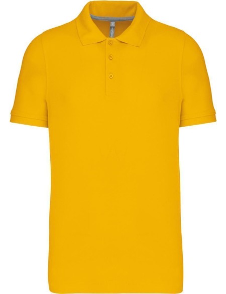 Pánské piqué polo K241 - Yellow 3XL