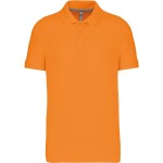 Pánské piqué polo K241 - Orange L