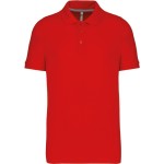 Pánské piqué polo K241 - Red S