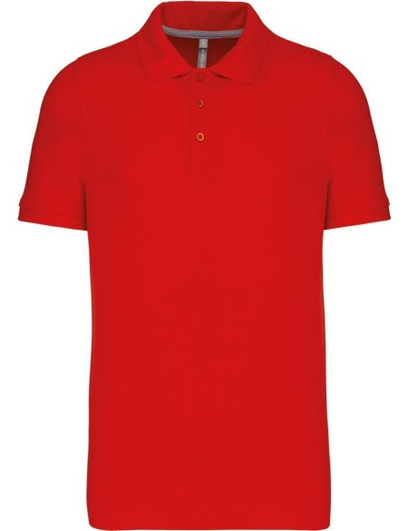 Pánské piqué polo K241 - Red S