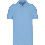 Pánské piqué polo K241 - Sky blue S