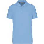 Pánské piqué polo K241 - Sky blue S