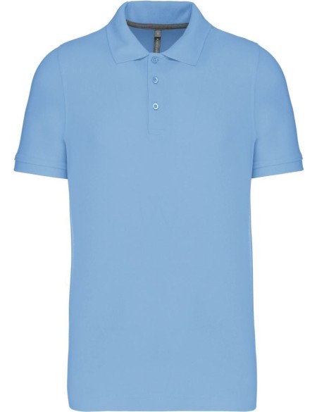 Pánské piqué polo K241 - Sky blue XL