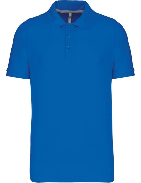 Pánské piqué polo K241 - Light royal blue S