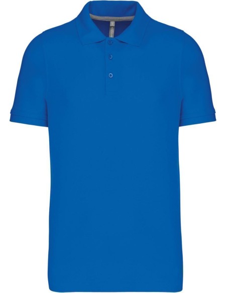 Pánské piqué polo K241 - Light royal blue 3XL