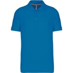 Pánské piqué polo K241 - Tropical blue S