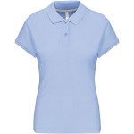 Dámské piqué polo K242 - Sky blue S