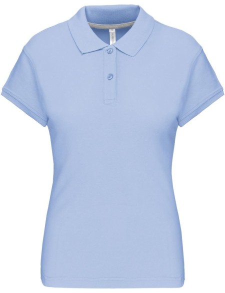 Dámské piqué polo K242 - Sky blue S