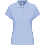 Dámské piqué polo K242 - Sky blue M