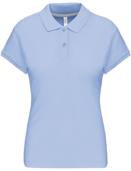 Dámské piqué polo K242 - Sky blue L