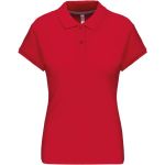 Dámské piqué polo K242 - Red S