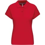 Dámské piqué polo K242 - Red S