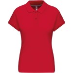 Dámské piqué polo K242 - Red XL