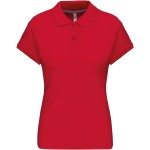 Dámské piqué polo K242 - Red XXL