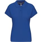 Dámské piqué polo K242 - Light royal blue 3XL