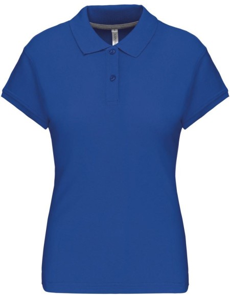 Dámské piqué polo K242 - Light royal blue S