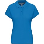 Dámské piqué polo K242 - Tropical blue L