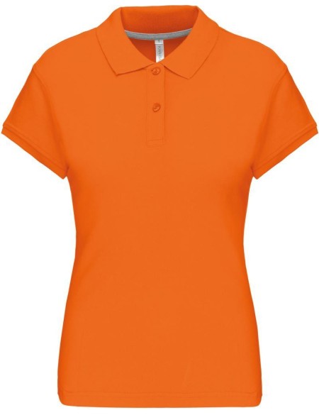 Dámské piqué polo K242 - Orange S