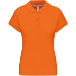 Dámské piqué polo K242 - Orange L