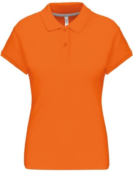 Dámské piqué polo K242 - Orange 3XL