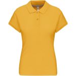 Dámské piqué polo K242 - Yellow XL