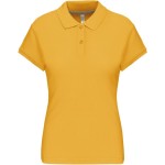 Dámské piqué polo K242 - Yellow L