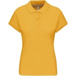 Dámské piqué polo K242 - Yellow XL