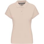 Dámské piqué polo K242 - Light sand M