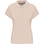 Dámské piqué polo K242 - Light sand S