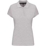 Dámské piqué polo K242 - Oxford grey XXL