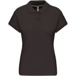 Dámské piqué polo K242 - Dark grey M